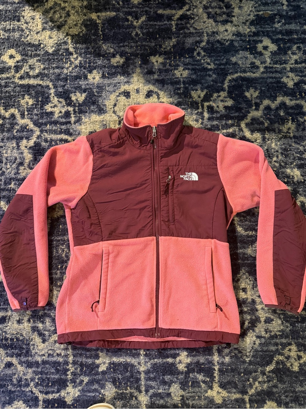 The North Face Two-Tone Pink and Plum Fleece Jacket